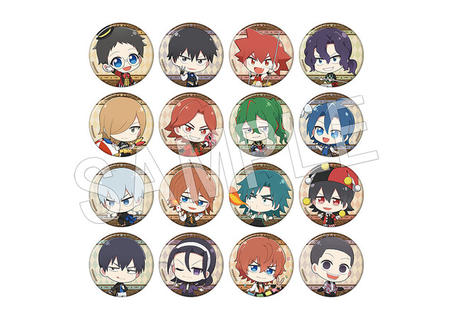 弱虫ペダル LIMIT BREAK トレーディング缶バッジ ミニキャラVer.(ランダムホロ入り)（全16種）販売価格：440円(税込)(C)渡辺航（週刊少年チャンピオン）／弱虫ペダル05製作委員会