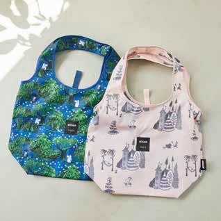 ムーミン×kippisコラボアイテム「エコバッグ」（C）Moomin Characters