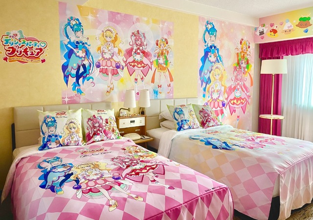 ホテルニューオータニ博多『デリシャスパーティ プリキュア』コラボレーションルーム（C）ABC-A・東映アニメーション