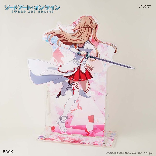 「特大両面アクリルスタンド　アスナ」85,000円（税込）（C）2020 川原 礫/KADOKAWA/SAO-P Project