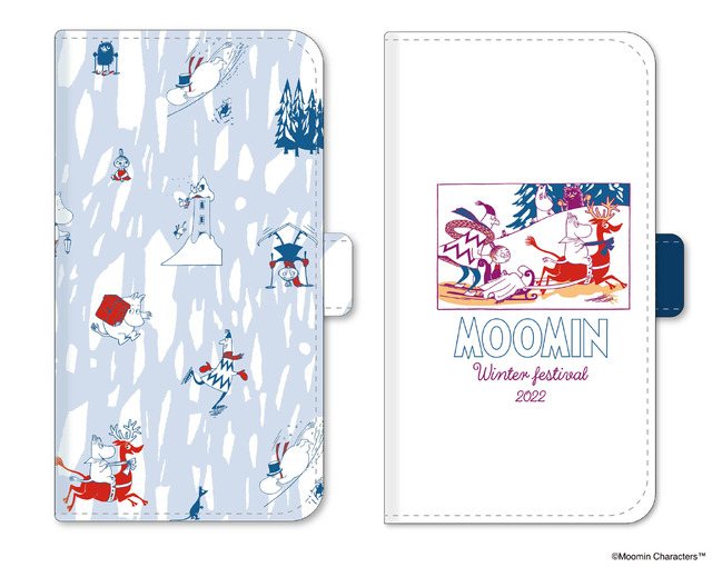 「ムーミン Winter festival マルチフリップケース(M+)」（C）Moomin Characters