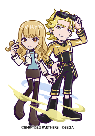 『TIGER & BUNNY 2』×『ぷよぷよ!!クエスト』[★6] カリーナ＆ライアン（CV: 寿 美菜子 ＆ 中村 悠一）（C）BNP/T&B2 PARTNERS（C）SEGA