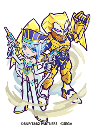 『TIGER & BUNNY 2』×『ぷよぷよ!!クエスト』[★7] ブルーローズ＆ゴールデンライアン（CV: 寿 美菜子 ＆ 中村 悠一）（C）BNP/T&B2 PARTNERS（C）SEGA