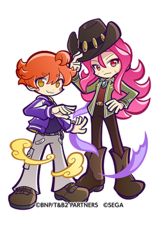 『TIGER & BUNNY 2』×『ぷよぷよ!!クエスト』[★6] ソラ＆ギューラ ver.タイバニ2（C）BNP/T&B2 PARTNERS（C）SEGA