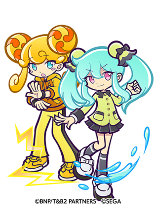 『TIGER & BUNNY 2』×『ぷよぷよ!!クエスト』[★6] ピカリ＆シトリ ver.タイバニ2（C）BNP/T&B2 PARTNERS（C）SEGA