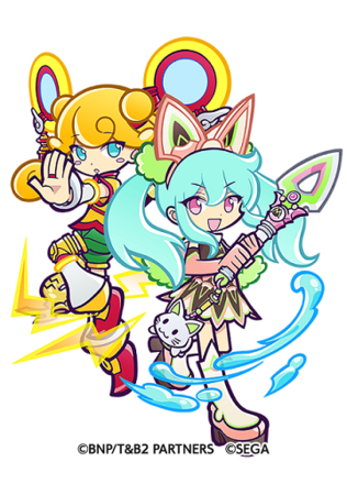 『TIGER & BUNNY 2』×『ぷよぷよ!!クエスト』[★7] ピカリキッド＆シトリキャット（C）BNP/T&B2 PARTNERS（C）SEGA