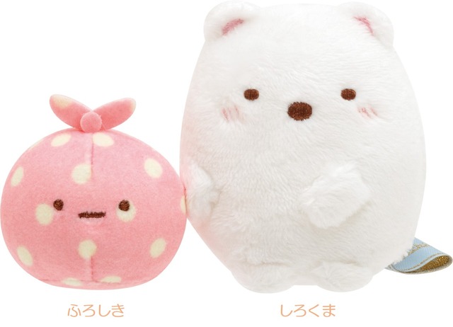 『すみっコぐらし』の新テーマ「おうちでくまカフェ」より「てのりぬいぐるみ（ペア）」（C）2022 SAN-X CO., LTD. ALL RIGHTS RESERVED.