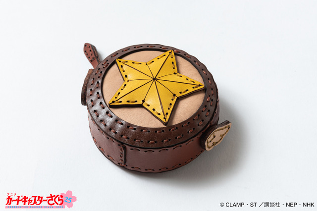 OJAGA DESIGN カードキャプターさくら [TVアニメ25年記念コレクション] 第3弾 コインケース [星の杖] ブラウン（C）CLAMP・ST ／講談社・NEP・NHK