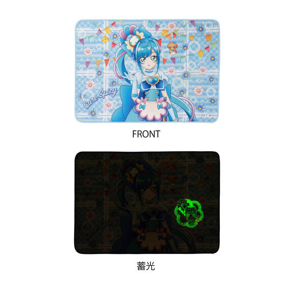 「デリシャスパーティプリキュア　光るブランケット」各3,850円（税込）（C）ABC-A・東映アニメーション