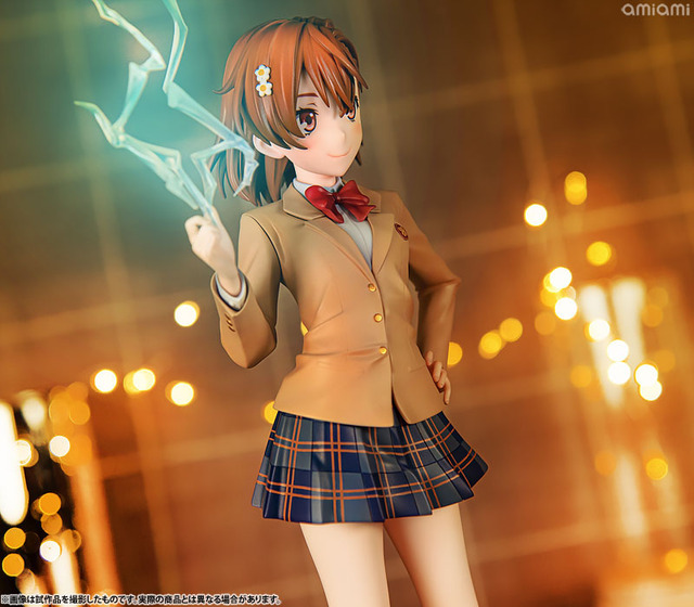 「とある科学の超電磁砲T 御坂美琴 15周年記念Ver. 1/7スケール 完成品フィギュア」18,700円（税込）（C）2018 鎌池和馬／冬川基／ＫＡＤＯＫＡＷＡ／PROJECT-RAILGUN T