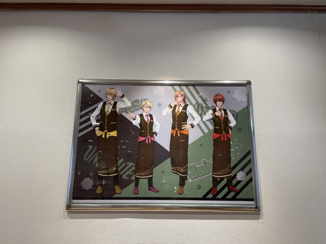 「ココス×劇場版 うたの☆プリンスさまっ♪ マジLOVEスターリッシュツアーズ　COCO'S Delicious Tours～アイドル達と美味なる旅へ～ キャンペーン」ココス中野店（C）UTA☆PRI-MOVIE ST PROJECT