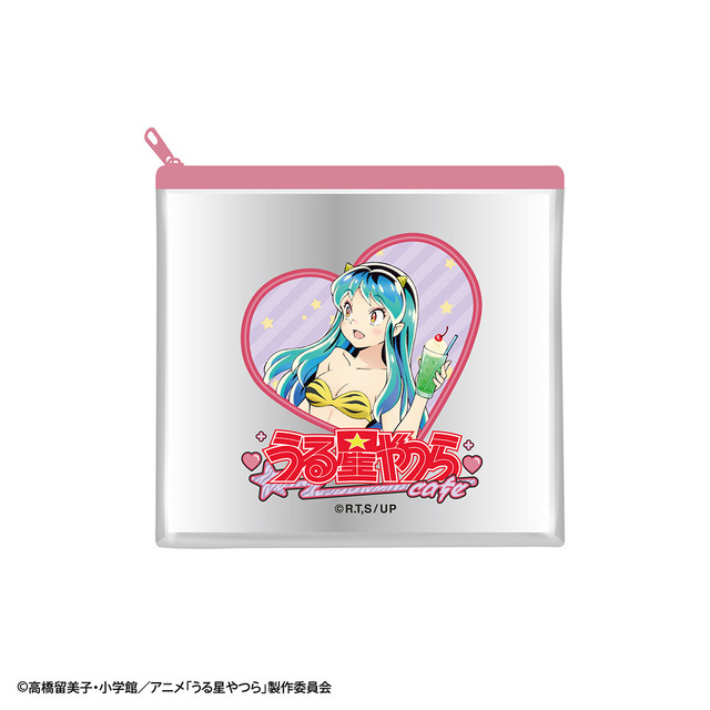 「うる星やつらカフェ」クリアポーチ（C）高橋留美子・小学館／アニメ「うる星やつら」製作委員会