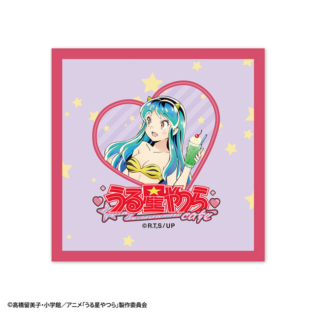 「うる星やつらカフェ」ハンドタオル（C）高橋留美子・小学館／アニメ「うる星やつら」製作委員会