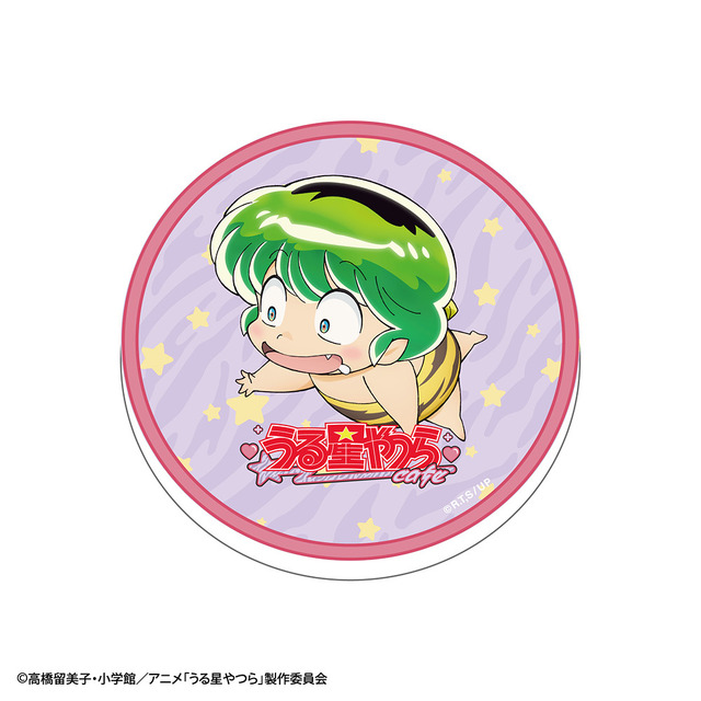 「うる星やつらカフェ」白石雲コースター（テンちゃん）（C）高橋留美子・小学館／アニメ「うる星やつら」製作委員会