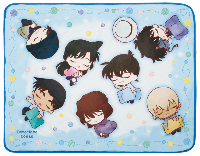 「一番ラボ 名探偵コナン」C賞・ぬくぬくリバーシブルブランケット裏面（C）青山剛昌／小学館 ©青山剛昌／小学館・読売テレビ・TMS 1996（C）名探偵コナンゼミ LLP