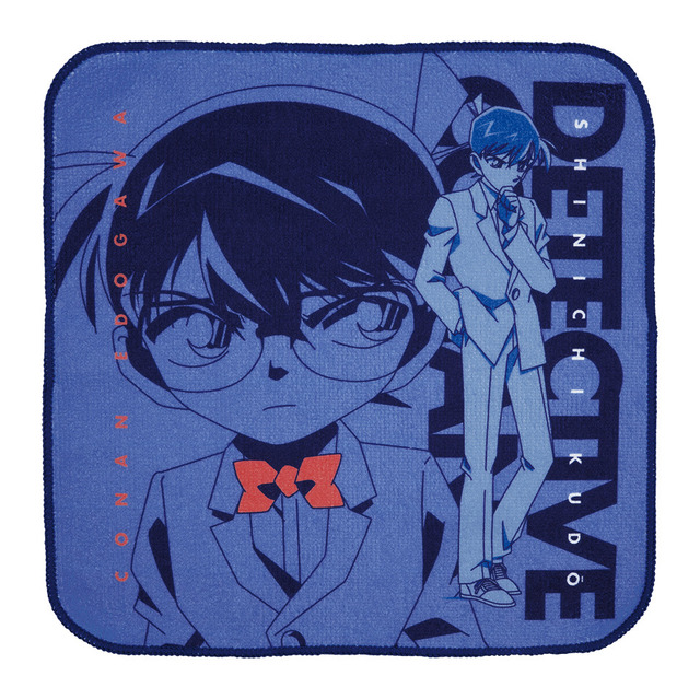 「一番ラボ 名探偵コナン」E賞・マイクロファイバータオル（C）青山剛昌／小学館 ©青山剛昌／小学館・読売テレビ・TMS 1996（C）名探偵コナンゼミ LLP