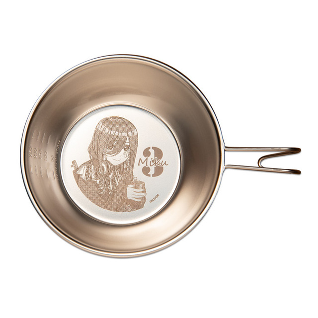 映画 五等分の花嫁 描き下ろしシェラカップ 中野三玖 キャンプ ver.」（C）春場ねぎ・講談社／映画「五等分の花嫁」製作委員会