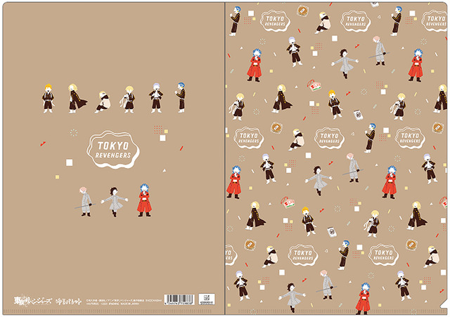 「クリアファイル／ゆるパレット」440円（税込）(C) 和久井健・講談社／アニメ「東京リベンジャーズ」製作委員会