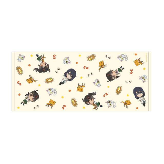 『すずめの戸締まり』カフェ「フェイスタオル」（C）2022「すずめの戸締まり」製作委員会