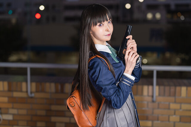 井ノ上 たきな『リコリス・リコイル』／モデル：まゆろん（@mayu_ronne）、撮影：乃木章