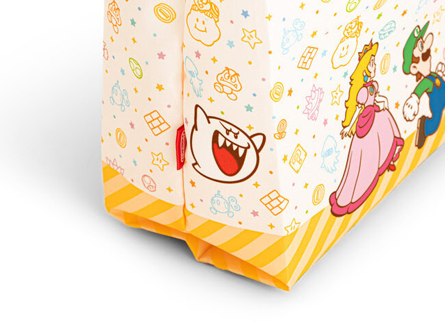 スーパーマリオ　ラッピング×エコバッグ（マリオキャラクターズ）(C) Nintendo