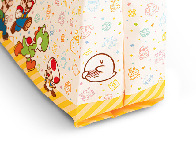 スーパーマリオ　ラッピング×エコバッグ（マリオキャラクターズ）(C) Nintendo