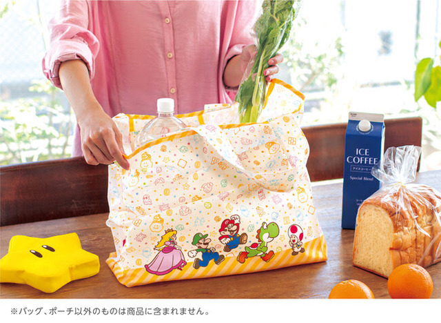 スーパーマリオ　ラッピング×エコバッグ（マリオキャラクターズ）(C) Nintendo