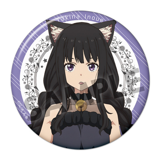 『リコリス・リコイル 76mm缶バッジ』井ノ上たきな ハロウィン ver.(C)Spider Lily／アニプレックス・ABCアニメーション・BS11