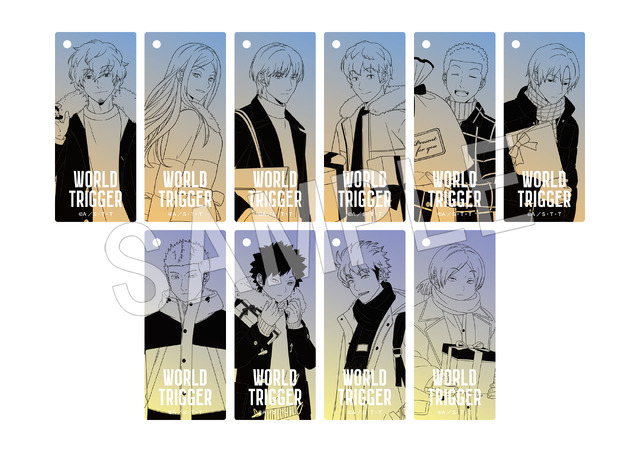 ワールドトリガートレーディンググリッターキーホルダーTypeA／B（各 全10種）(C)葦原大介／集英社・テレビ朝日・東映アニメーション