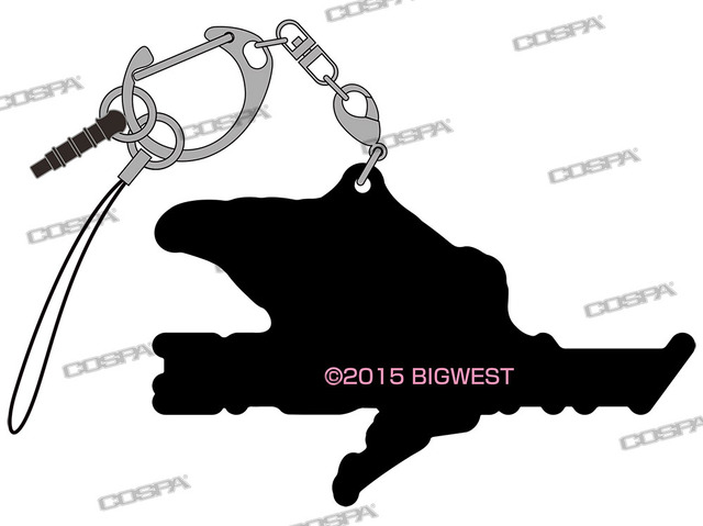 『マクロスΔ』「ワルキューレ ラバーキーホルダー」770円（税込）（C）2015 BIGWEST