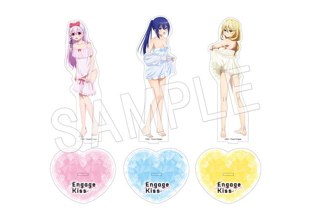 【WEB限定】Engage Kiss　ビッグアクリルフィギュアスタンド（全3種）(C)BCE／Project Engage