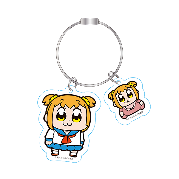 ポプテピピック展-しょーがねーだろ赤ちゃんなんだから-「アクリルキーホルダー2連 ポプ子」（C）大川ぶくぶ/竹書房（C）大川ぶくぶ/竹書房・キングレコード