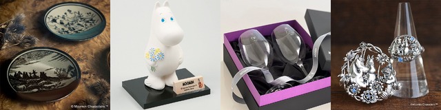 「MOOMIN SHOP GINZA」伝統工芸品や食器ブランドとのコラボアイテム（C）Moomin Characters TM