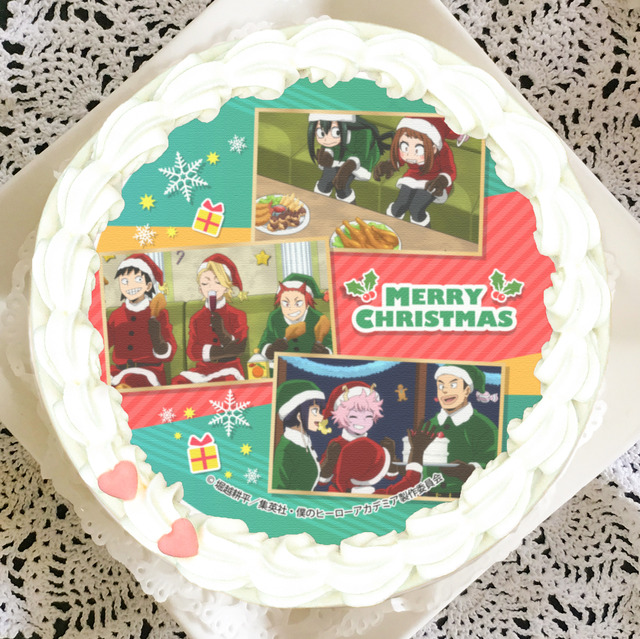 ヒロアカ デク 爆豪 お茶子らと一緒にクリスマスを楽しもう クリスマス限定デザインのプリントケーキ種登場 アニメ アニメ