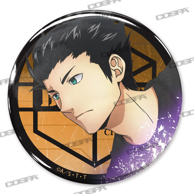 『ワールドトリガー』描き下ろし-生駒達人--缶バッジ-トリガー起動（オン）Ver（C）葦原大介／集英社・テレビ朝日・東映アニメーション