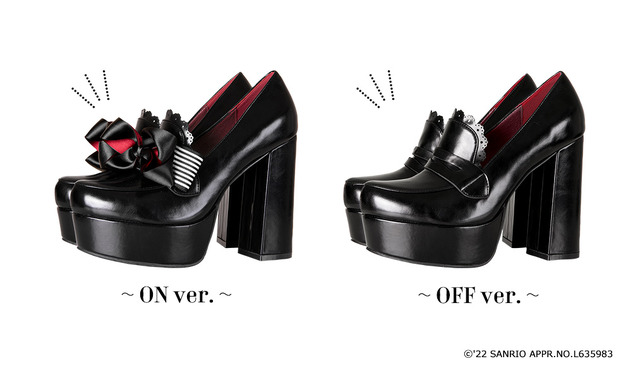 「マイラ サンリオキャラクターズ　ブラックキャットアカデミー アイコニック シューズオブジェ パンプス」（C）'22 SANRIO APPR.NO.L635983