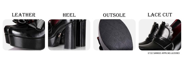 「マイラ サンリオキャラクターズ　ブラックキャットアカデミー アイコニック シューズオブジェ パンプス」（C）'22 SANRIO APPR.NO.L635983