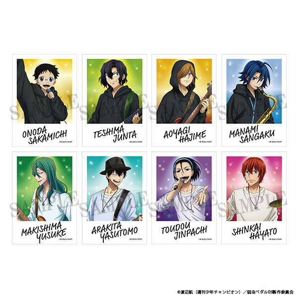 「弱虫ペダル LIMIT BREAK＠ダッシュストア」ぺたコレクション（全8種）（C）渡辺航（週刊少年チャンピオン）／弱虫ペダル05製作委員会