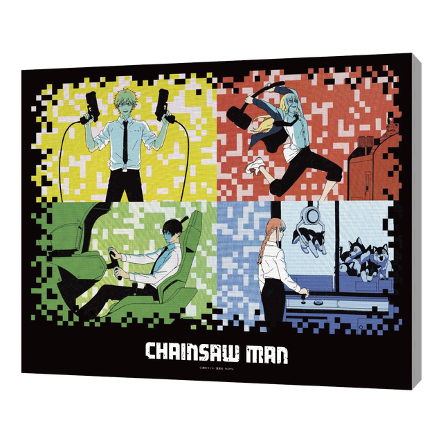 バンダイナムコアミューズメント公式Twitterアカウント「チェンソーマン キャンバスボード」（C）藤本タツキ／集英社・ＭＡＰＰＡ