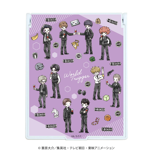 『ワールドトリガー』描き下ろしスーツver.第3弾「デカキャラミラー」（C）葦原大介／集英社・テレビ朝日・東映アニメーション