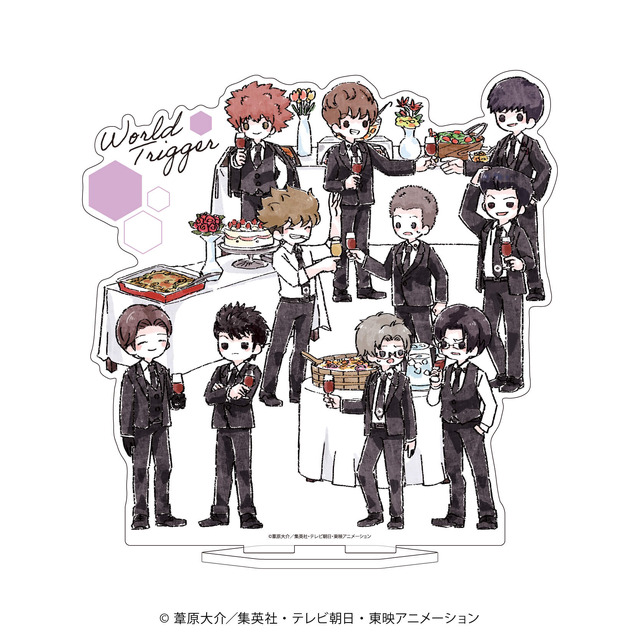 『ワールドトリガー』描き下ろしスーツver.第3弾「デカキャラアクリルフィギュア」（C）葦原大介／集英社・テレビ朝日・東映アニメーション