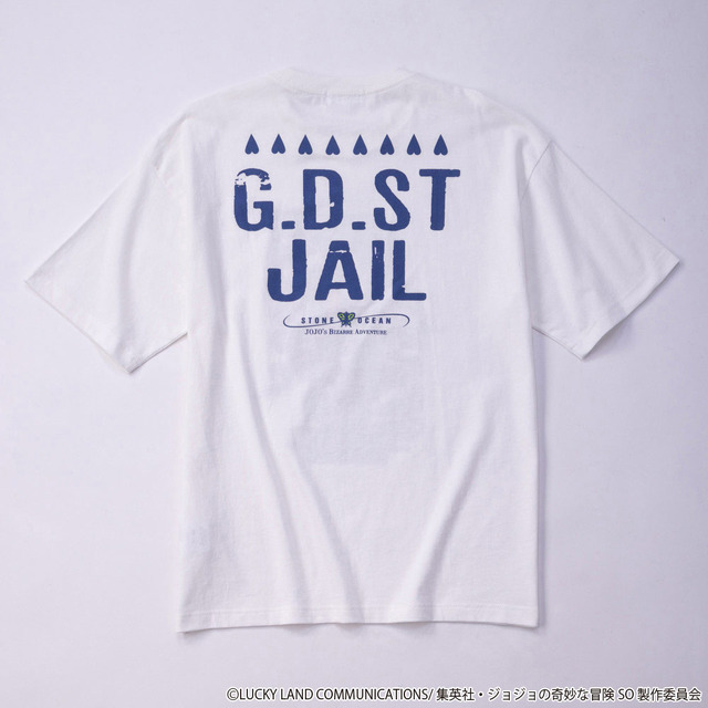Doublefocus『ジョジョの奇妙な冒険 ストーンオーシャン』Ｔシャツ・シロ（C）LUCKY LAND COMMUNICATIONS/集英社・ジョジョの奇妙な冒険SO製作委員会