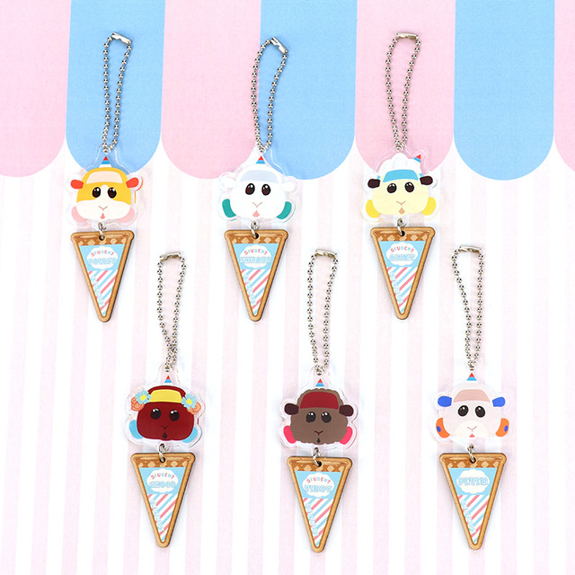 『PUI PUI モルカー DRIVING SCHOOL』アイスキーホルダーは全6種（C）見里朝希／ PUI PUI モルカーDS 製作委員会