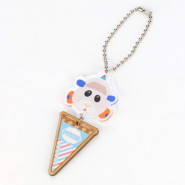 『PUI PUI モルカー DRIVING SCHOOL』アイスキーホルダー／ペーター（C）見里朝希／ PUI PUI モルカーDS 製作委員会