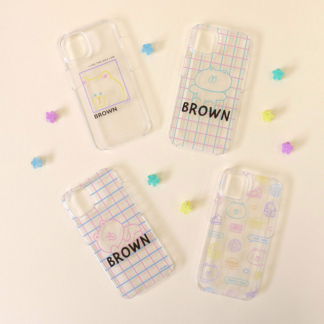 クリアiphoneケース／オンラインストア「So Good ! LINE FRIENDS」商品ラインナップ　