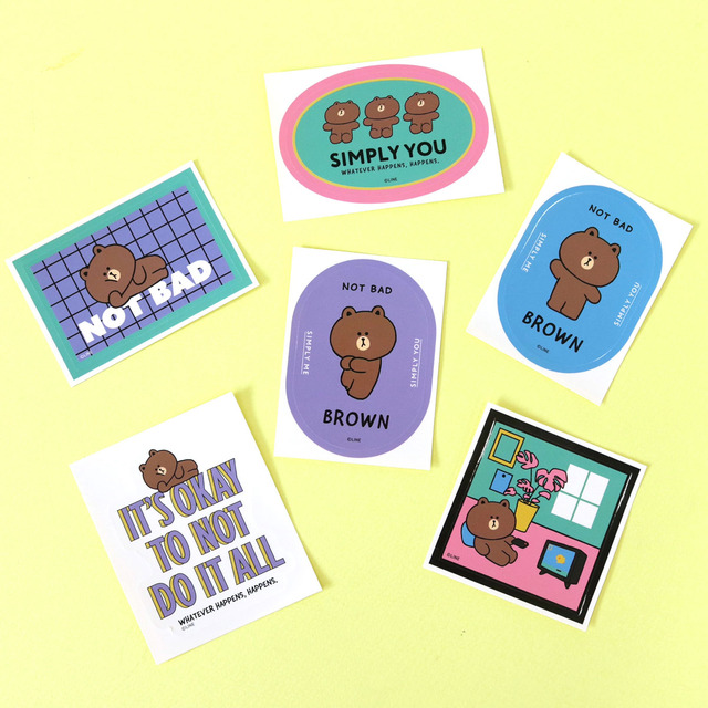 ステッカー　オンラインストア「So Good ! LINE FRIENDS」商品ラインナップ　