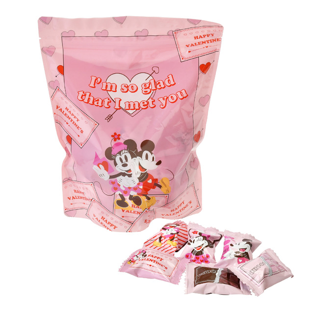 ミッキー＆ミニー クランチチョコレート アソート Valentine Pink Pop（C）Disney