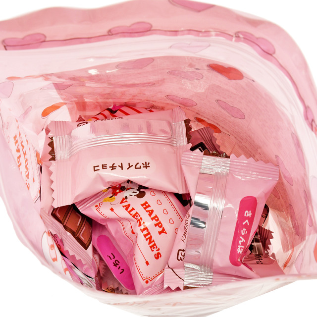 ミッキー＆ミニー クランチチョコレート アソート Valentine Pink Pop（C）Disney