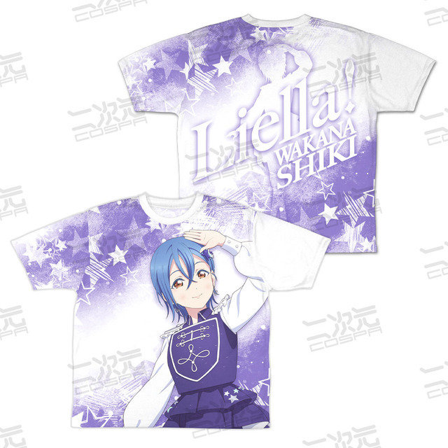 両面フルグラフィックTシャツ『Sing！Shine！Smile！』Ver.若菜四季　(C)2022 プロジェクトラブライブ！スーパースター!!