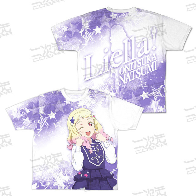 両面フルグラフィックTシャツ『Sing！Shine！Smile！』Ver.鬼塚夏美　(C)2022 プロジェクトラブライブ！スーパースター!!